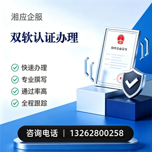大同双软认证申报服务
